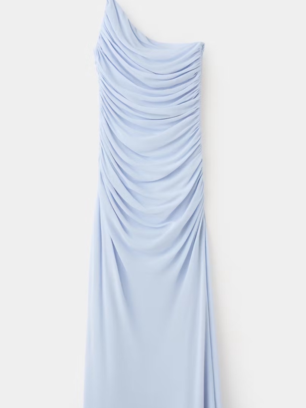 Nwt Mango Asymmetrical Pleated Dress
